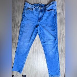 J. Jill Womens Straight leg Boyfriend Classic Blue Skinny Jeans Size 12